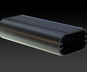 Aluminum Extruded Oval Pipe Footrest