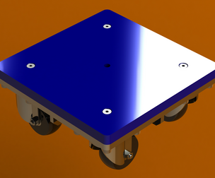 4-Wheel Platform Dolly without Handle