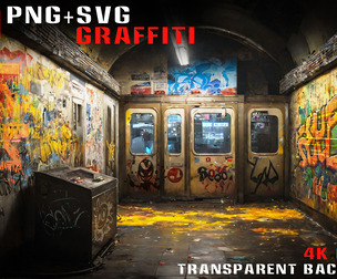 750 PNG-SVG Graffiti - Vol.1