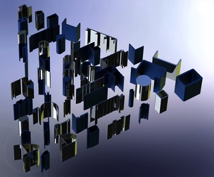 Extruded Aluminium Profile for Auto Parts
