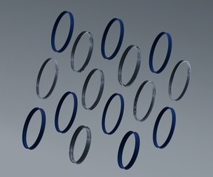 Aluminum Alloy Motorcycle Rims Set W-O Spoke Holes