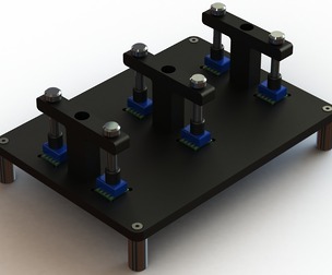 Manual Hand Soldering Jig for PCB MOD70017