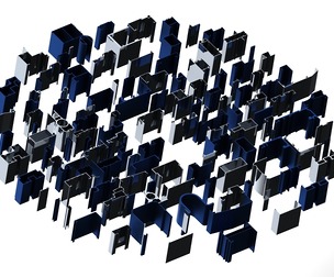 Extruded Aluminium Profile Set for Shopfront