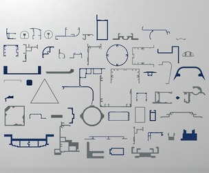 Extruded Aluminium Profile Set for e-Compon