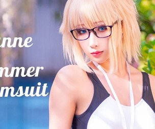 FGO Jeanne swimsuit cosplay HaneAme