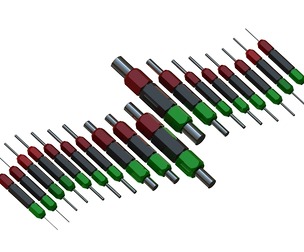 Reversible Type Plug Gauge Set