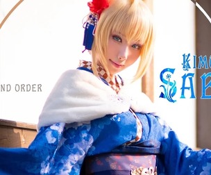 Fate Saber Kimono cosplay HaneAme