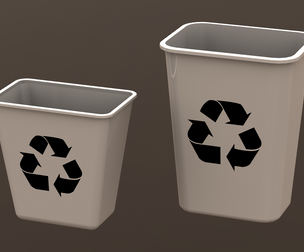 PE Waste Bin