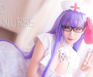 Fate BB nurse cosplay HaneAme