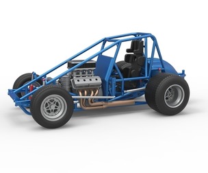 Sprint car Base Scale 1:25