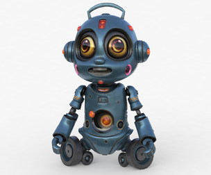 Cute Robot Child Ai