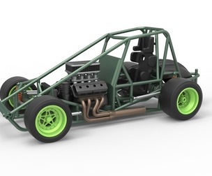 Pavement Sprint car Base Scale 1:25
