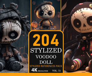 Stylized Voodoo Doll