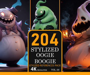 Stylized oogie boogie