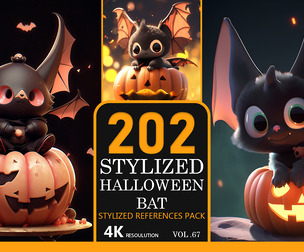 Stylized Halloween Bat