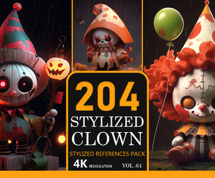 Stylized Clown