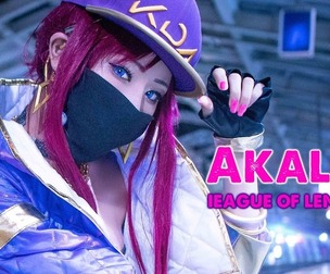 League of legends KDA AKALI cosplay HaneAme