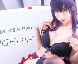 Utaha senpai_Lingerie cosplay HaneAme