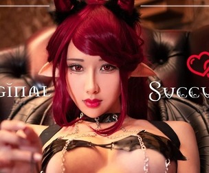 Fashion Shoots Modeling Succubus cosplay HaneAme