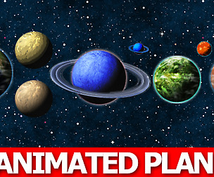 2D ANIMATED PLANETS