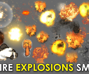 2D Explosion Fire Smoke