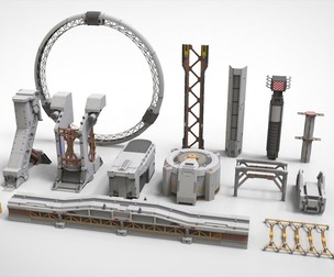 sci-fi Architecture kitbash 47