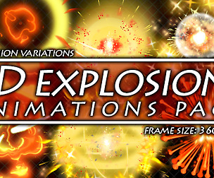 2D EXPLOSIONS ANIMATIONS PACK