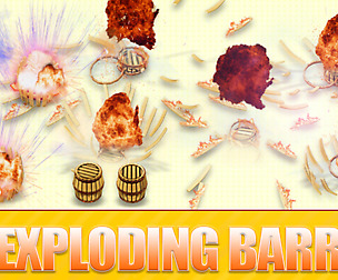 2D Exploding Barrel