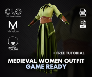 Medieval Women Outfit + Free Tutorial