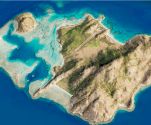 Lizard Island full 3d model terrain
