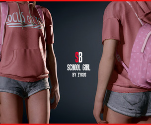 Resident Evil 2 Remake: SB School Girl Mod
