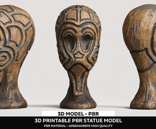 3D Printable Statue Model