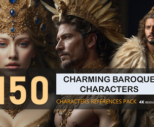 Charming baroque characters