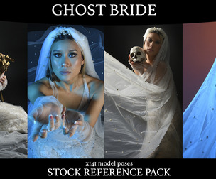 Ghost Bride- Stock Model Reference Pack
