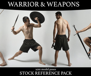 Warrior & Weapons - Stock  Pose Reference Pack