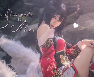 League of legends Ahri Classic A New Dawn cosplay HaneAme
