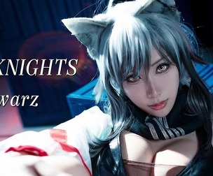 Arknights Schwarz cosplay HaneAme