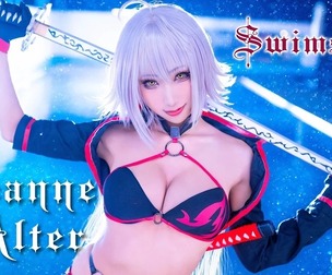 FGO_Jeanne Alter_Offical swimsuit cosplay HaneAme