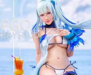 FGO Bryhild swimsuit cosplay HaneAme