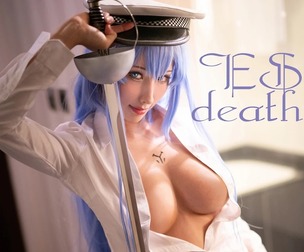 Akame Ga Kiru 《Esdeath BF shirt》cosplay HaneAme