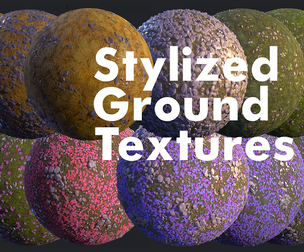 Stylized Ground Textures - Grass/Rocks/Flowers