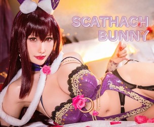 FGO Fate Scathach Bunny cosplay HaneAme