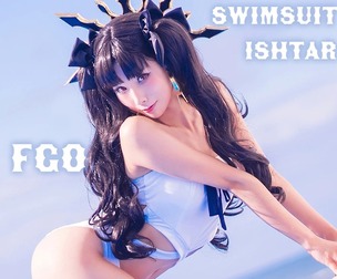 FGO Fate ISHTAR swimsuit cosplay HaneAme