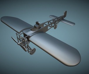 Bleriot XI - 3D Printable Model