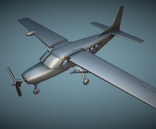 Cessna 208A Caravan - 3D Printable Model