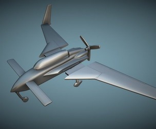 Rutan Model 61 Long-EZ - 3D Printable Model