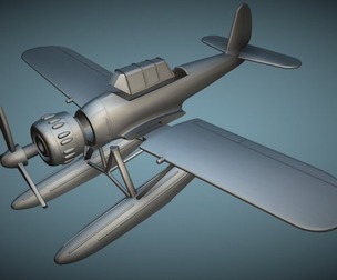 Arado Ar-196 - 3D Printable Model