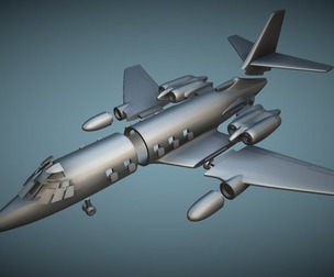 Lockheed C-140 JetStar - 3D Printable Model