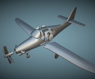 Lancair Evolution - 3D Printable Model