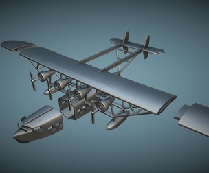 Sikorsky S-40 - 3D Printable Model